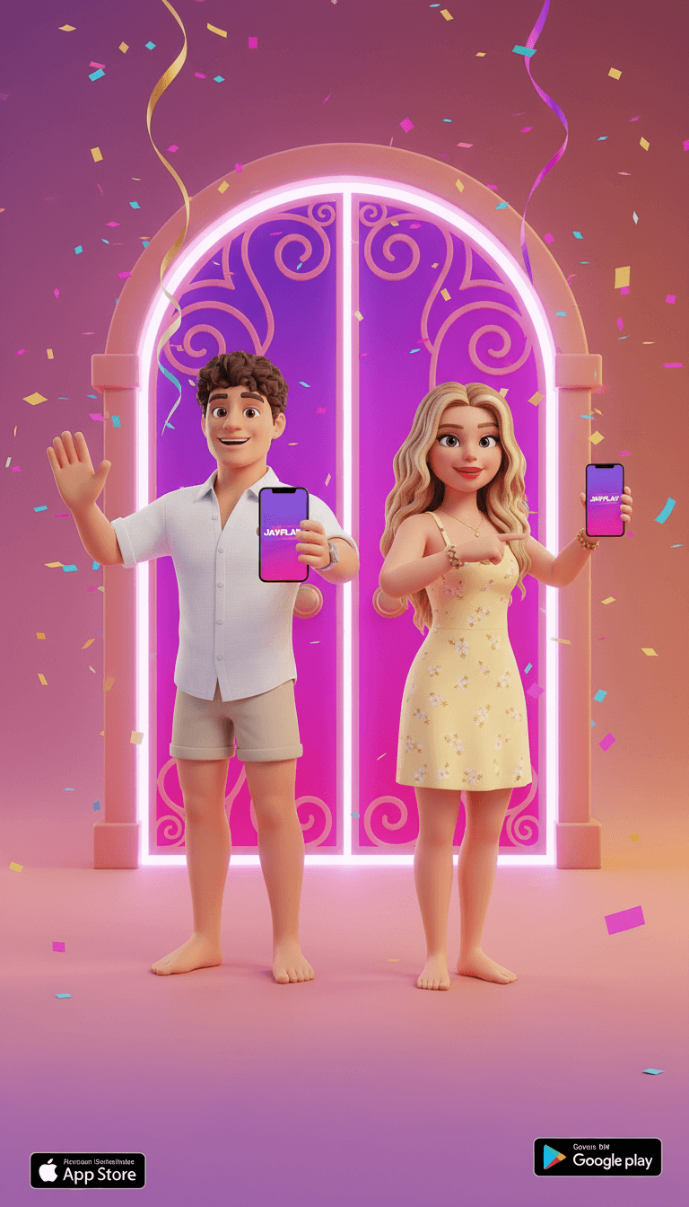 JayPlay Characters inviting you to join