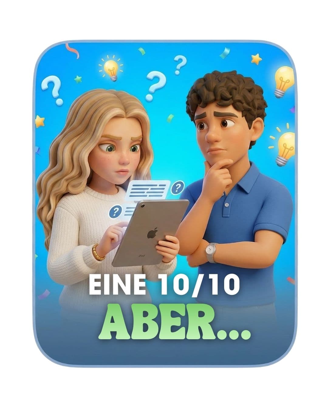 Eine 10/10 Aber...